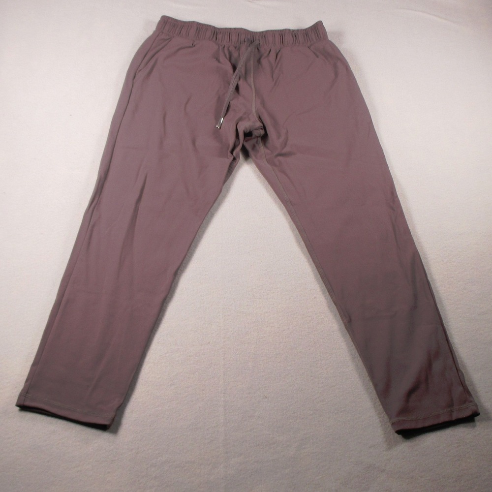 Zyia Active Everywhere Pants XS Plum Mauve Elastic Waist Athletic Joggers Womens